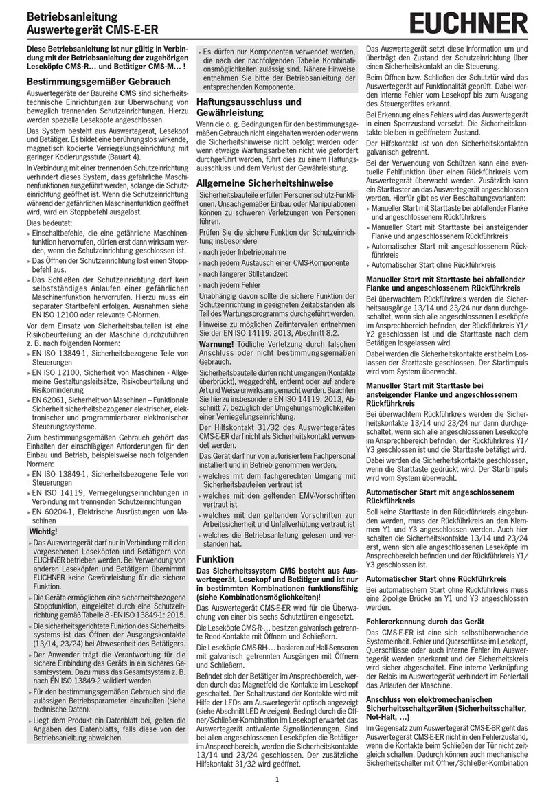 EUCHNER CMS-E-ER operating instructions