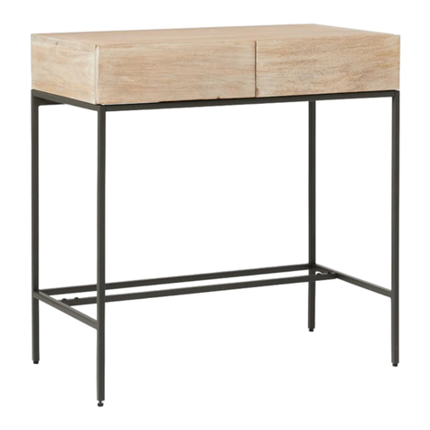 West Elm INDSTR STRG DESK CMPB BASE IRN User manual