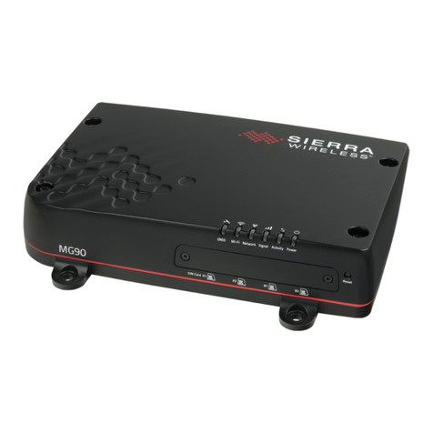 Sierra Wireless Airlink MG90 User manual Sierra Wireless Airlink MG90 User manual