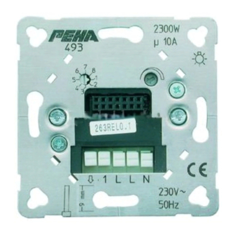 PEHA 493 o.A User manual