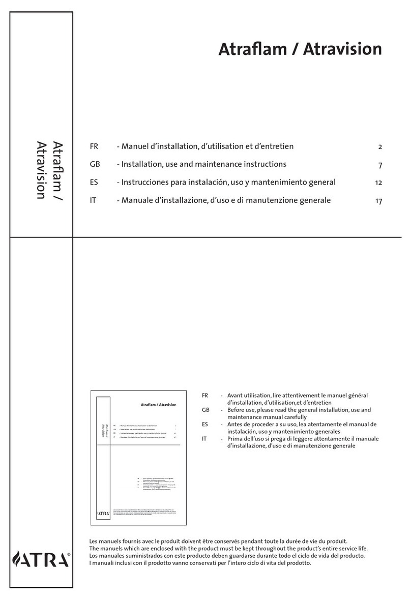 Atra Atrafl am Installation, use and maintenance instructions