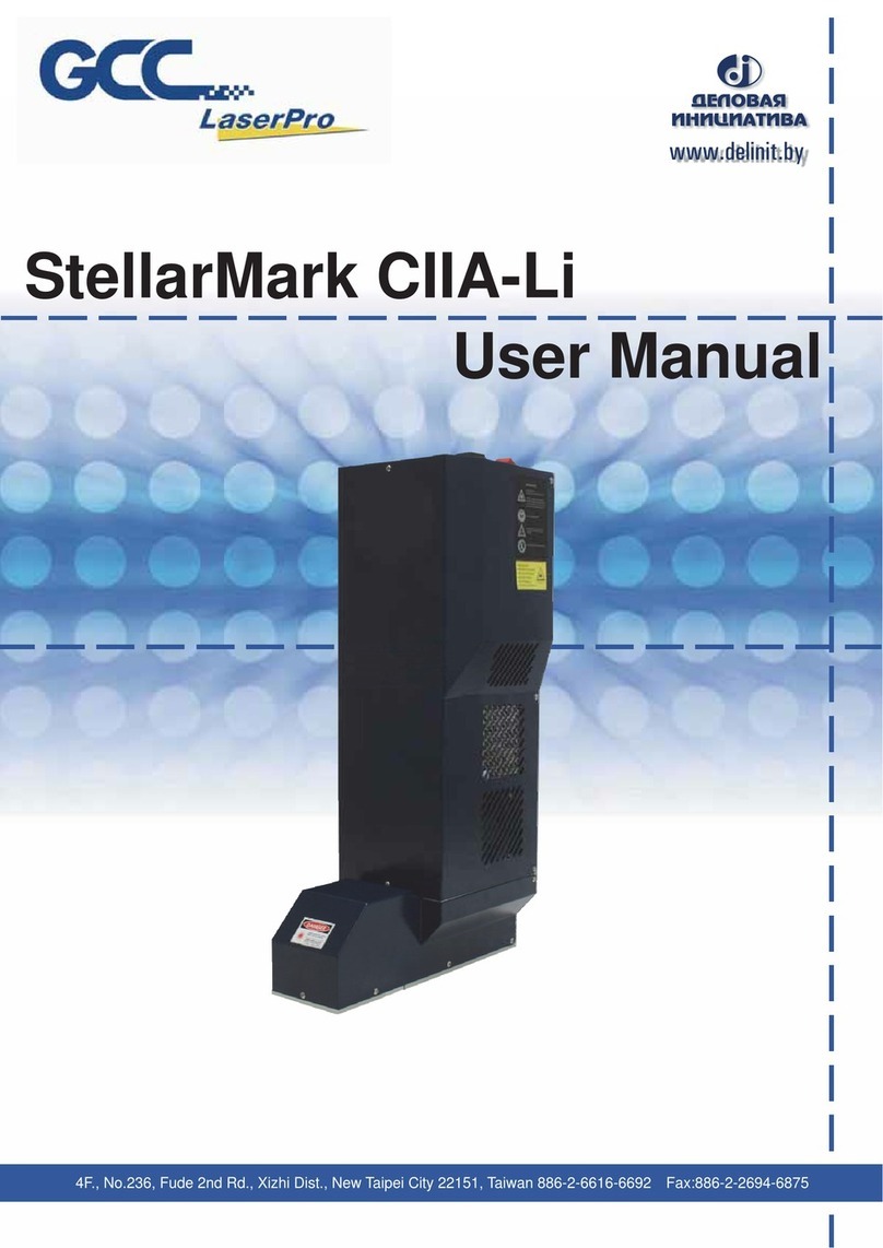 GCC Technologies LaserPro StellarMark CIIA-Li user manual GCC Technologies LaserPro StellarMark CIIA-Li user manual