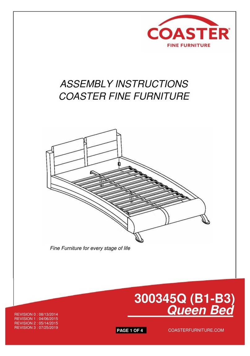 Coaster 300345Q B1 Assembly instructions