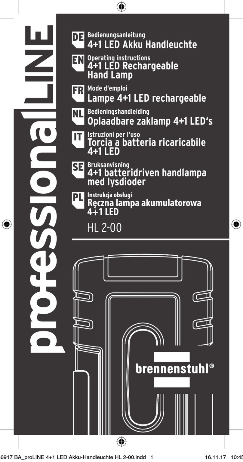 brennenstuhl professionalLINE HL 2-00 User manual