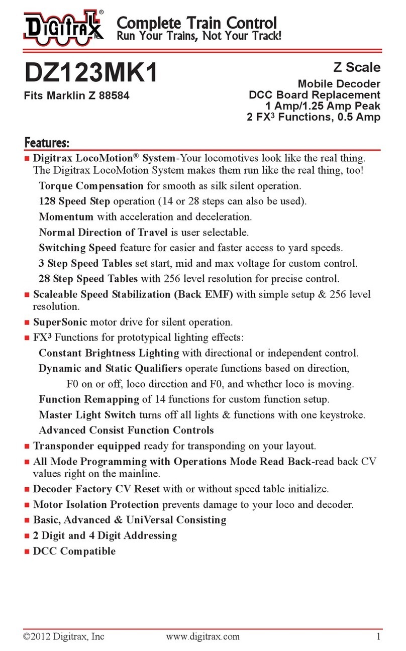 Digitrax DZ123MK1 User manual