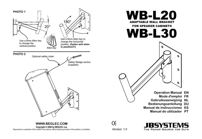 JB Systems WB-L20 Operation manual