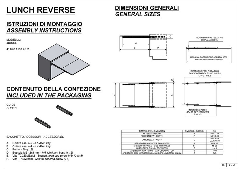 BOX15 LUNCH REVERSE 411/78.1100.25 R Assembly instructions BOX15 LUNCH REVERSE 411/78.1100.25 R Assembly instructions