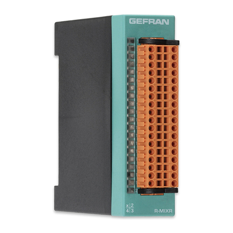 gefran R-MIXR User manual gefran R-MIXR User manual