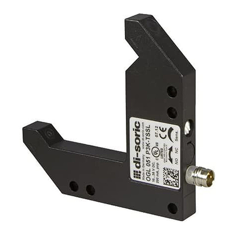 Di-soric OGL 051 P3K-TSSL Instruction manual