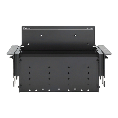 Extron electronics Cable Cubby 1252 MS installation guide