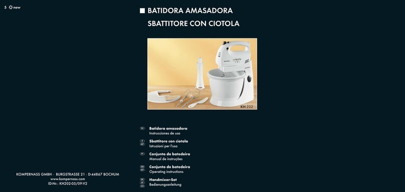 Kompernass KH 202 operating instructions