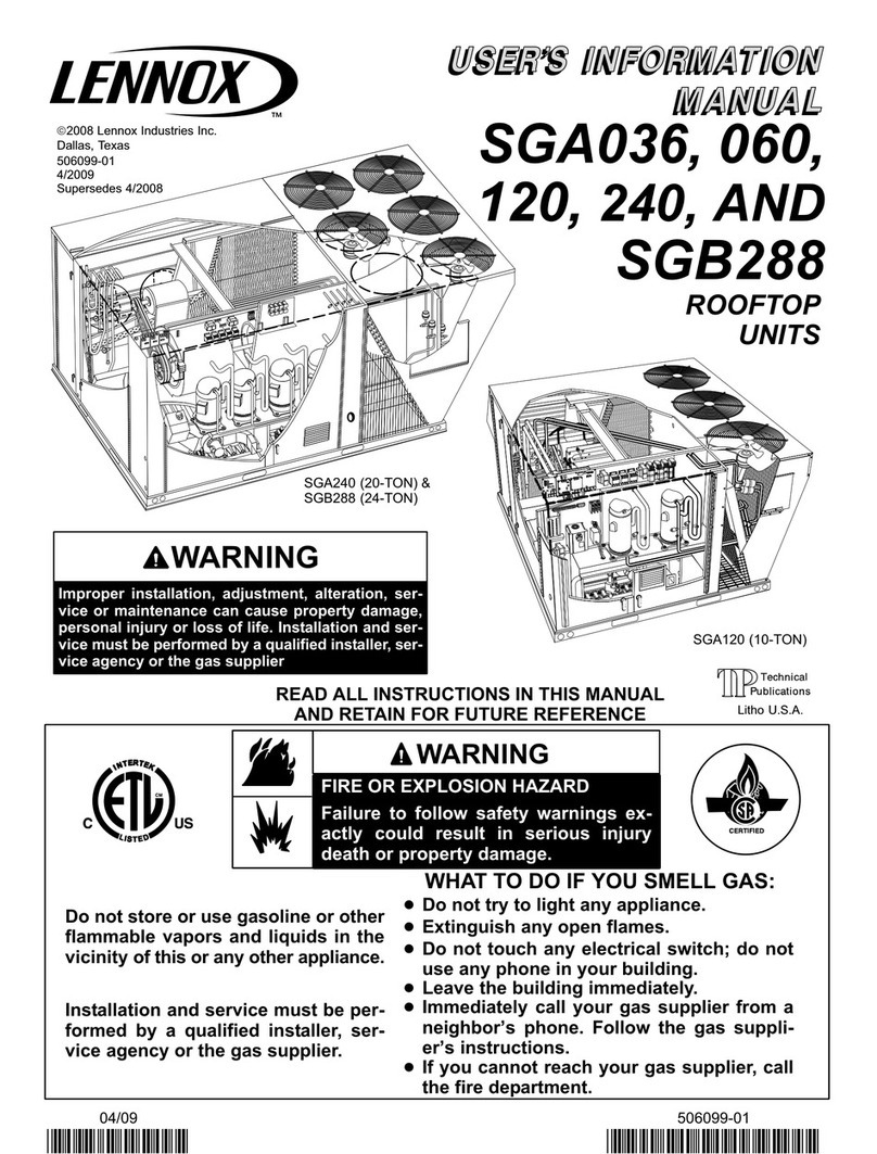 Lennox SGA036 Guide