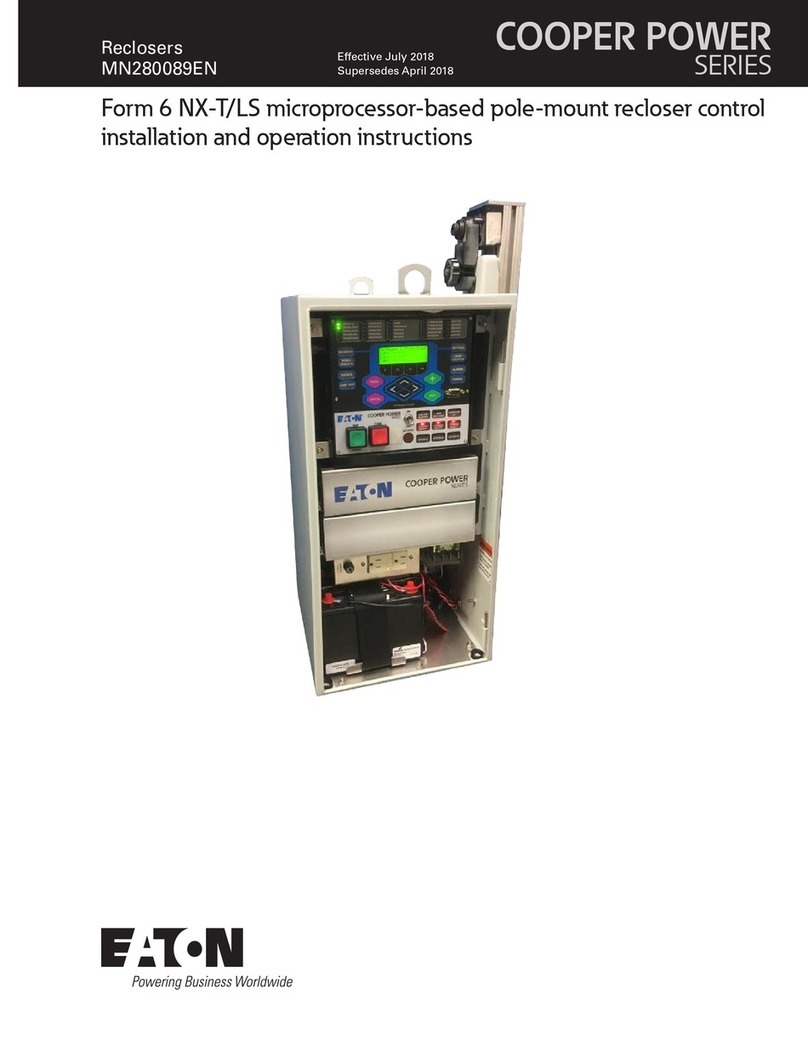 Eaton COOPER POWER SERIES Installation and operation instructions Eaton COOPER POWER SERIES Installation and operation instructions