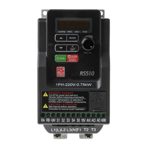 RS PRO RS510 Series operating manual