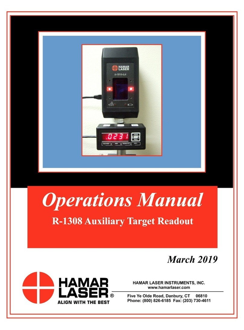 HAMAR LASER R-1308 User manual