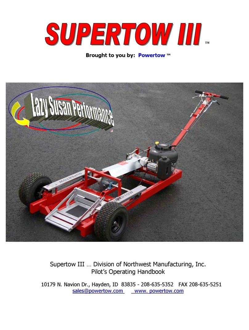 Northwest Manufacturing Powertow Supertow I Pilot operating handbook