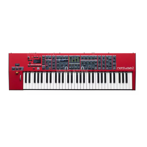 Clavia Nord Wave 2 user manual