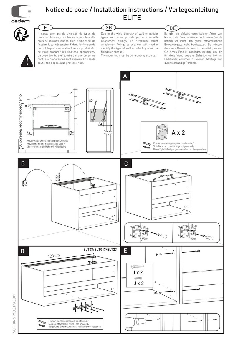 Cedam ELITE installation instructions