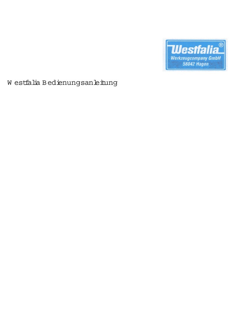 Westfalia 10 51 63 User manual