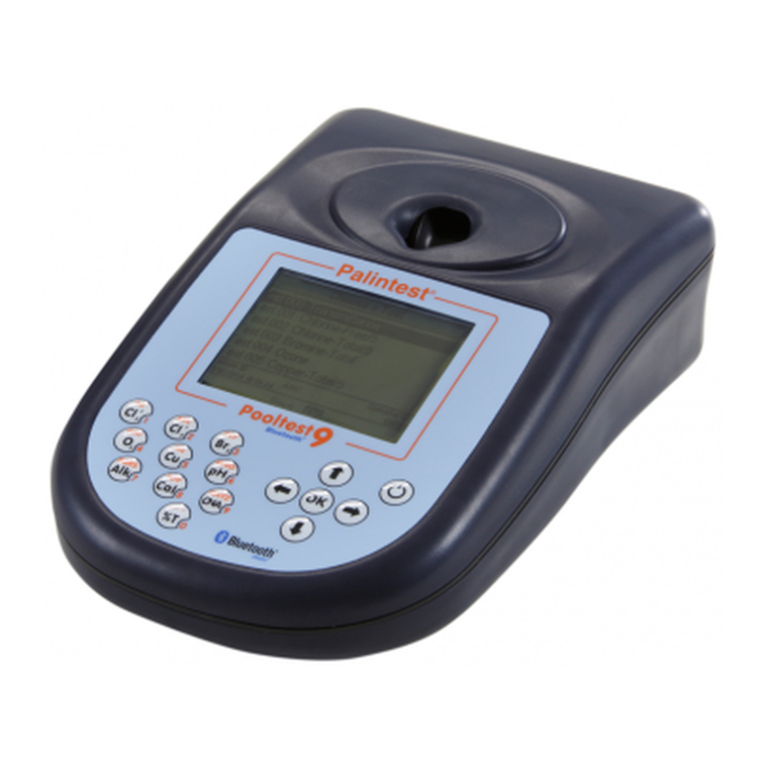 palintest Pooltest 9 Bluetooth Operation manual