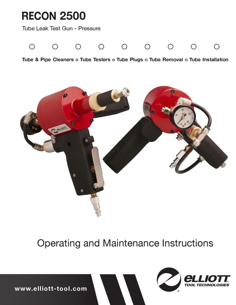 Elliott RECON 2500 Operating and maintenance instructions