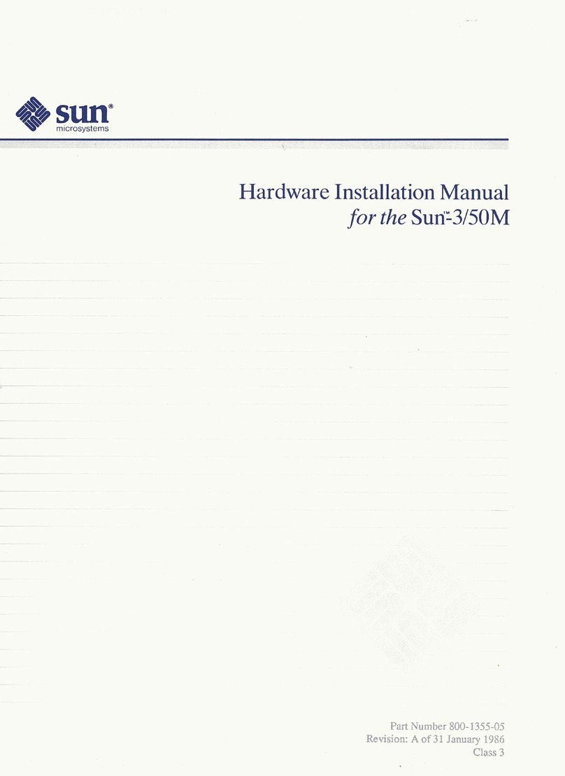 Sun Microsystems Sun-3/50M Hardware installation manual
