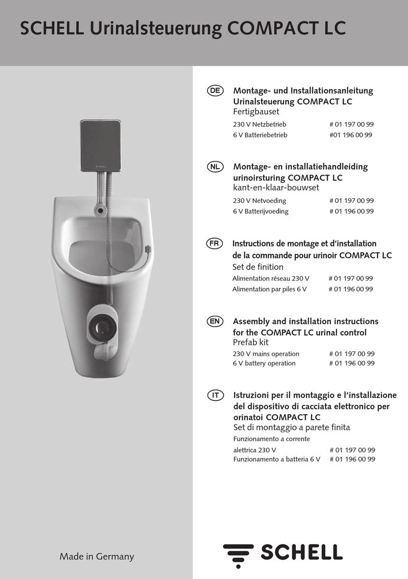 Schell COMPACT LC Assembly and installation instructions