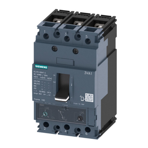 Siemens 3VA10-ED Series User manual
