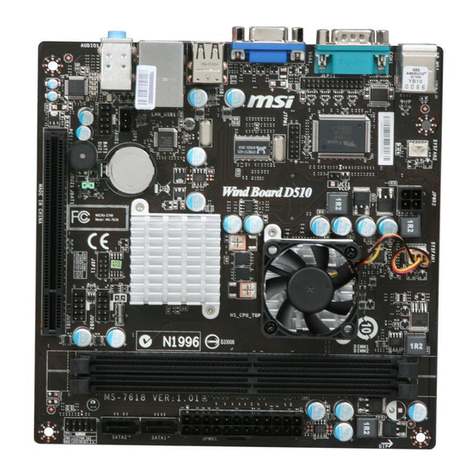 MSI Wind Board D510 Series User manual