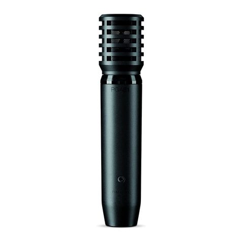 Shure PG Alta Series User manual