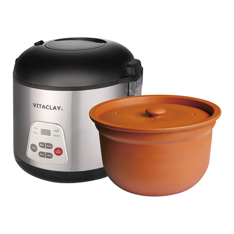 VITACLAY VF7700-6 Operating and care instructions