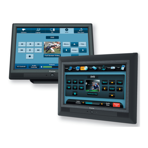 Extron electronics TLP 1000MV Setup guide
