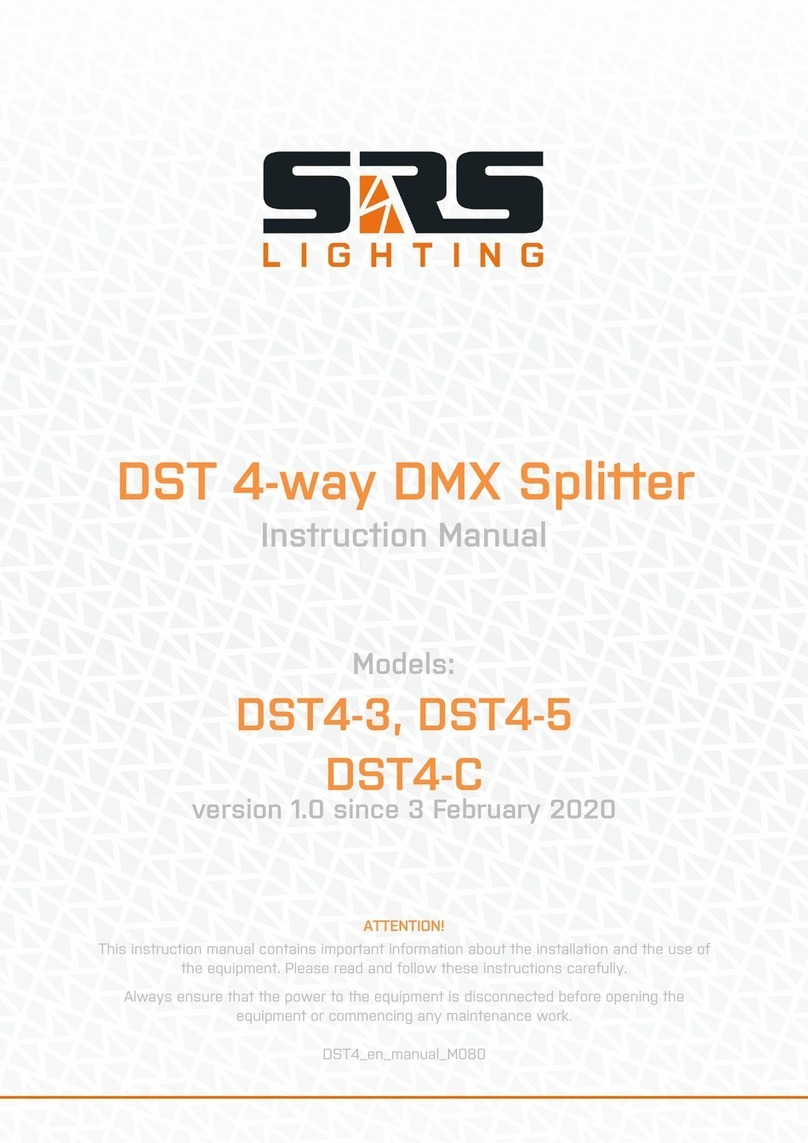 SRS Lighting DST Series User manual