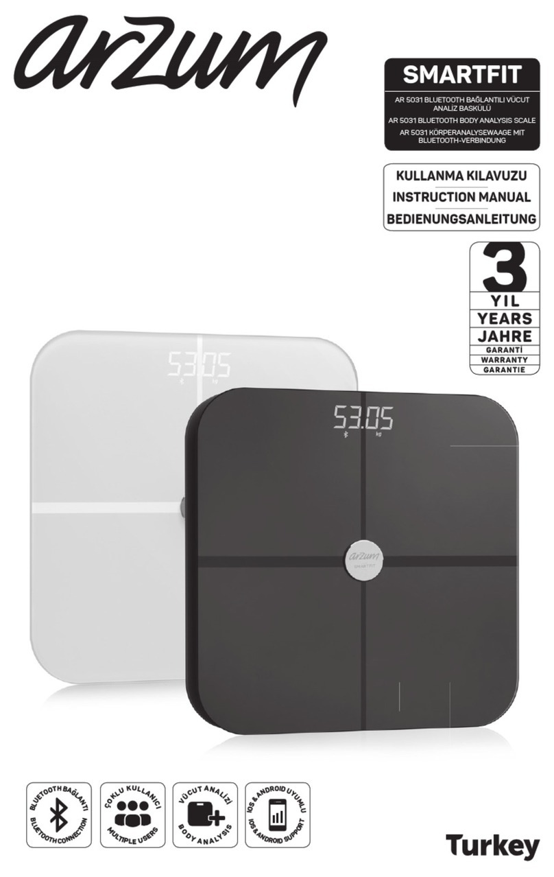 Arzum SMARTFIT AR 5031 instruction manual