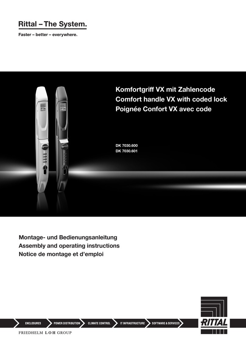 Rittal VX Assembly and operating instructions