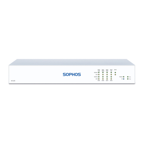 Sophos SG 125 Mounting instructions