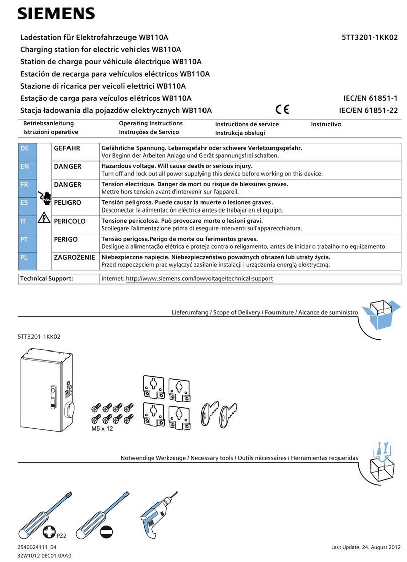 Siemens WB110A User manual