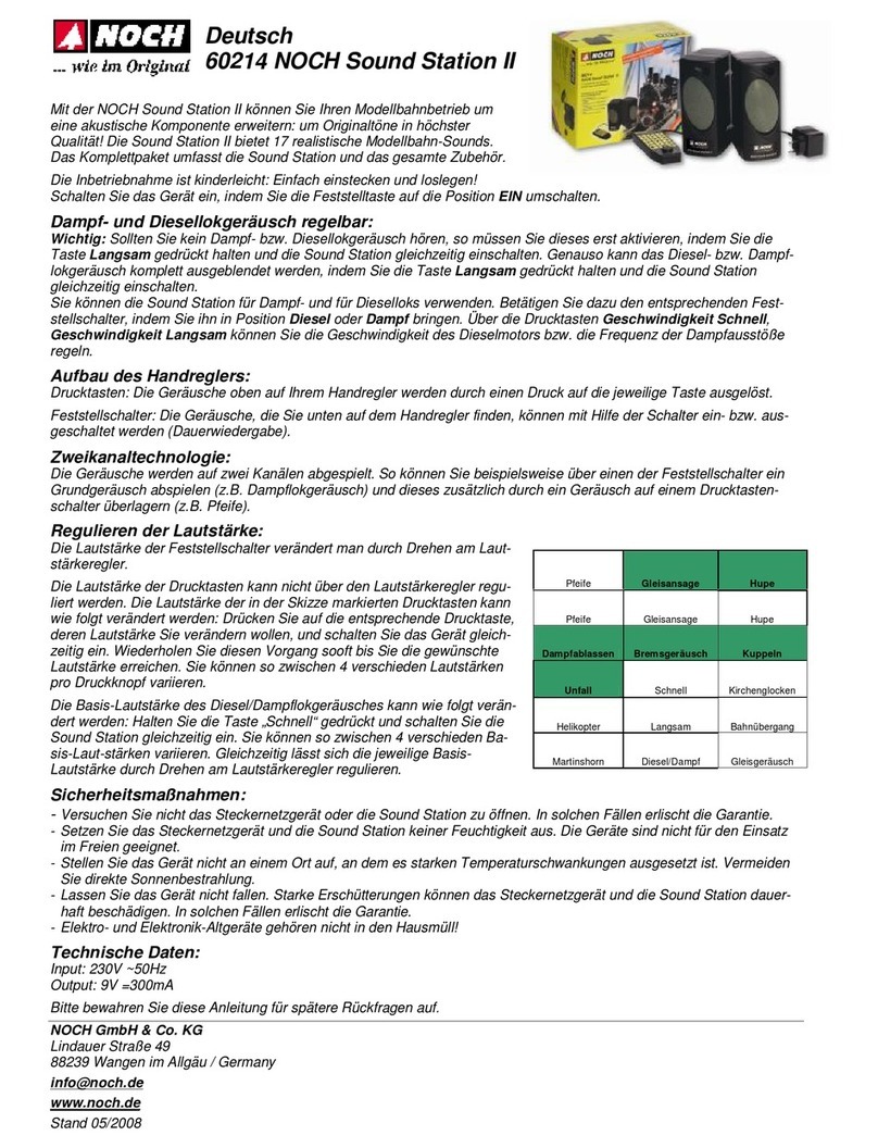 NOCH Sound Station II quick start guide
