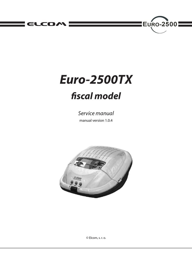 ELCOM Euro-2500 Series Service manual