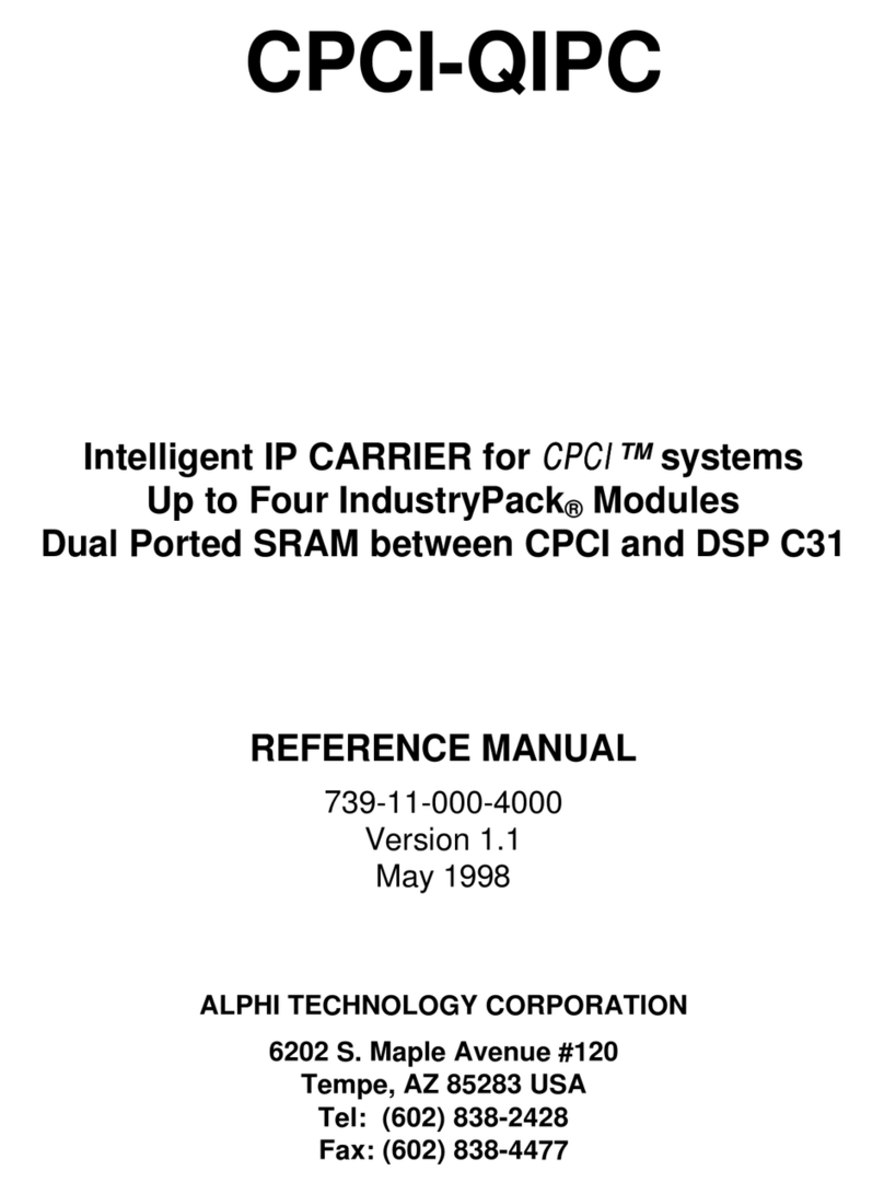 Alphi CPCI-QIPC Reference manual