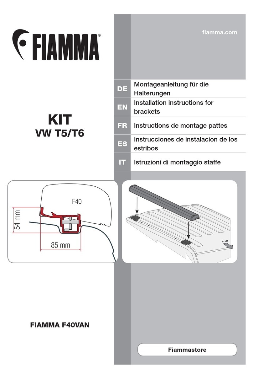 Fiamma F40VAN User manual