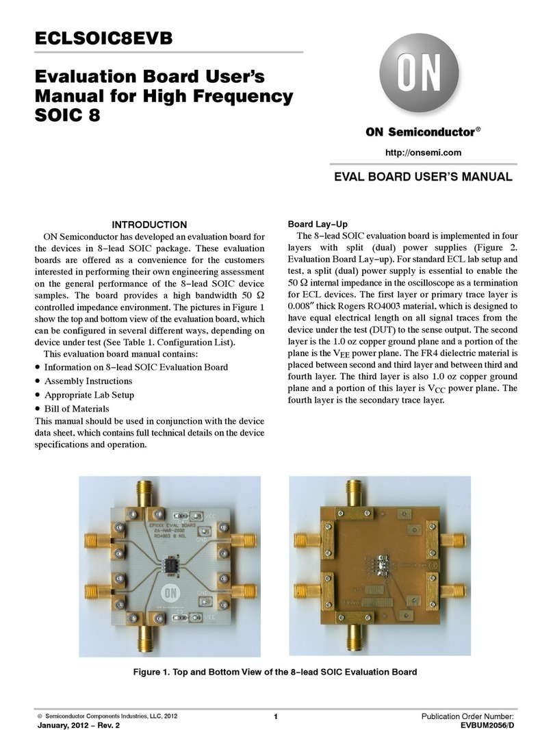 ON Semiconductor ECLSOIC8EVB user manual