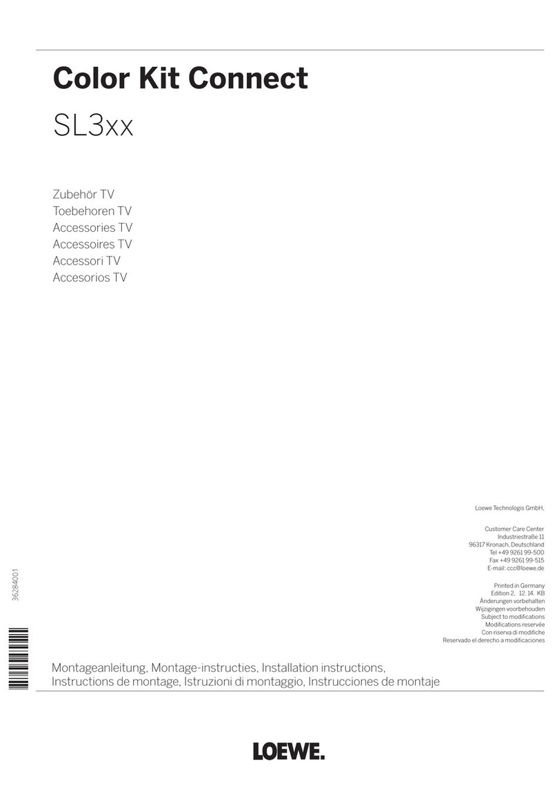 Loewe SL3 series User manual