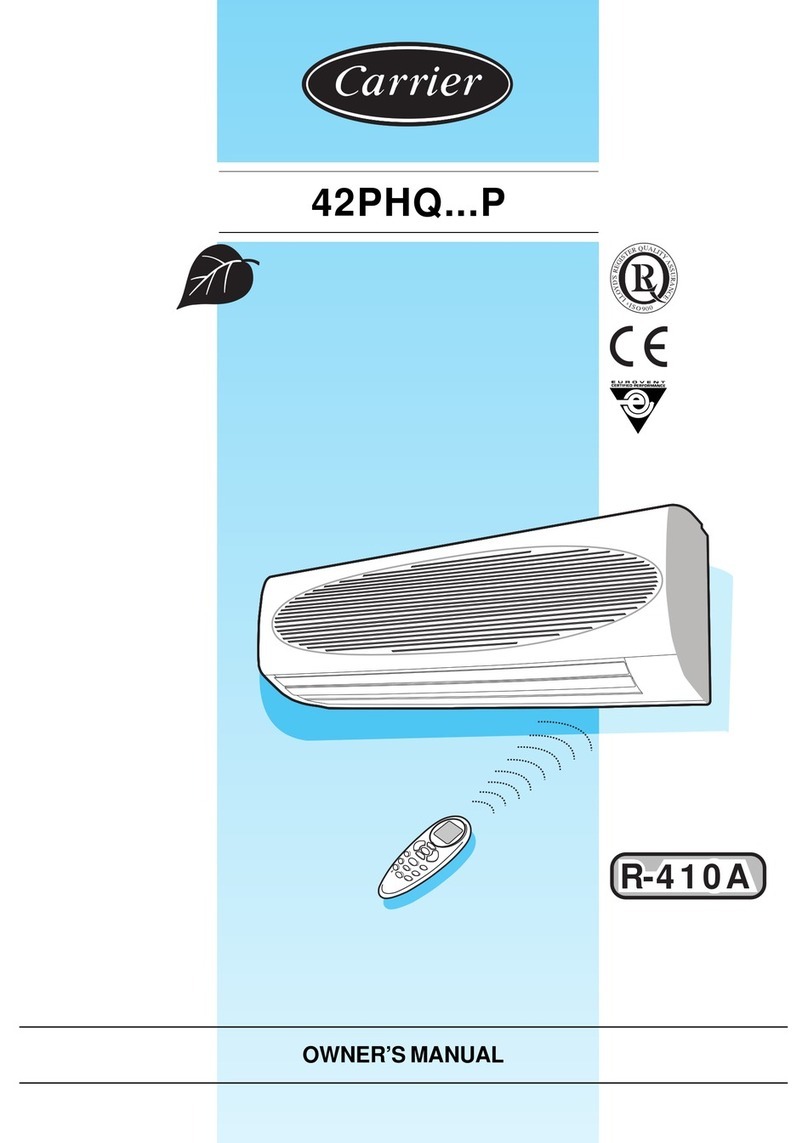 Carrier 42PHQ P Series User manual