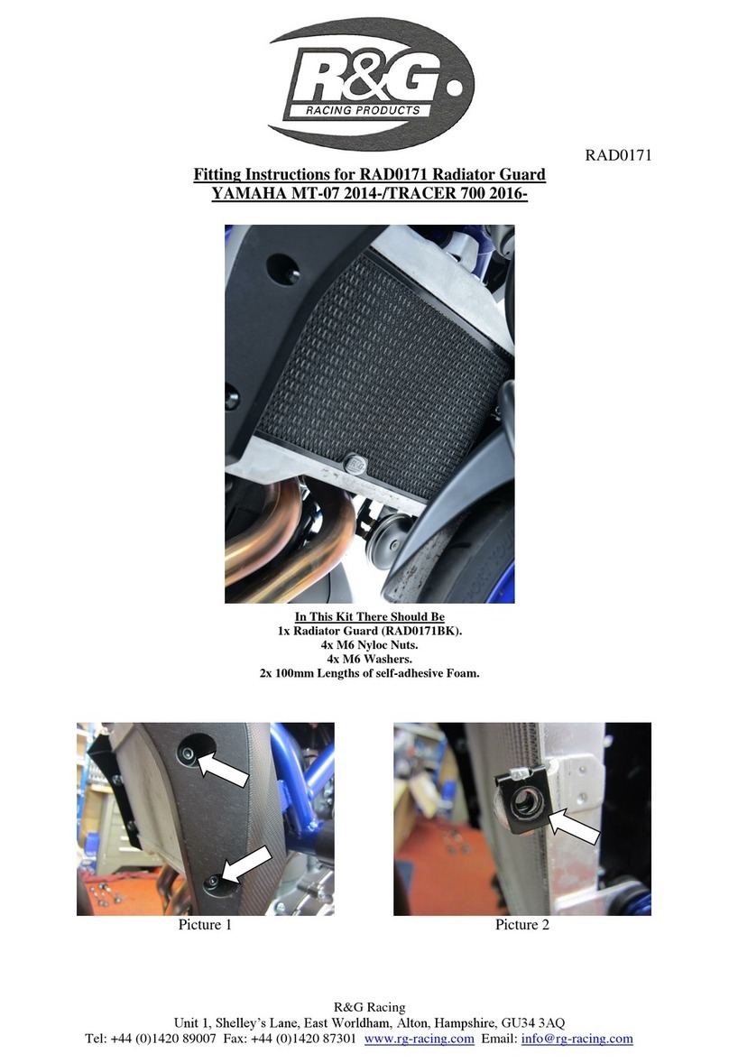 R&G RAD0171 Fitting instructions