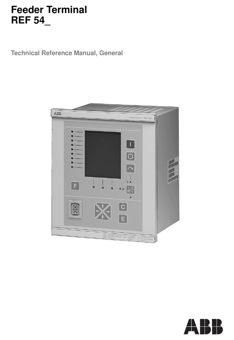 ABB REF 54 Series Use and care manual
