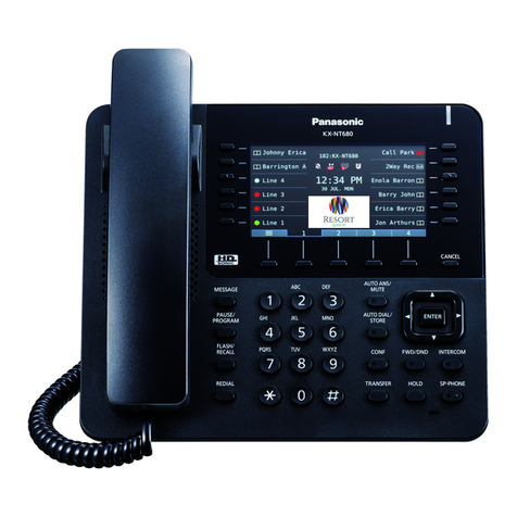 Panasonic KX-NT6 Series User manual