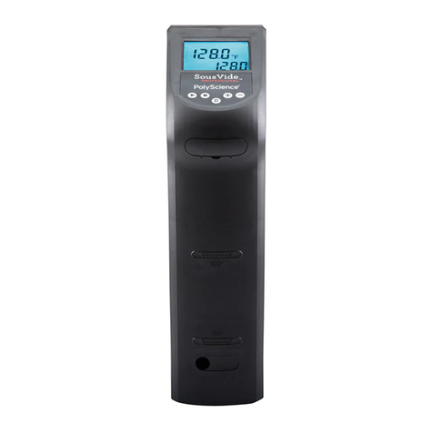 PolyScience Sous Vide PROFESSIONAL CREATIVE Series User manual PolyScience Sous Vide PROFESSIONAL CREATIVE Series User manual