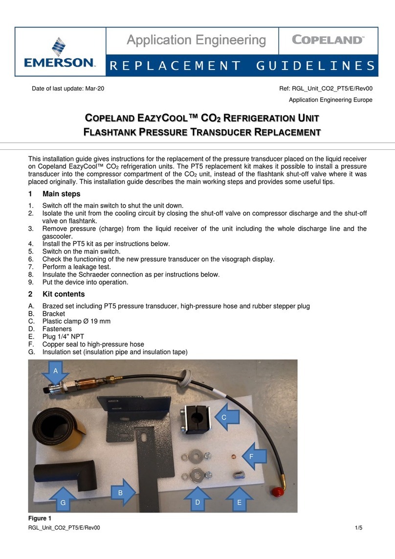 Emerson COPELAND EAZYCOOL Instruction Manual
