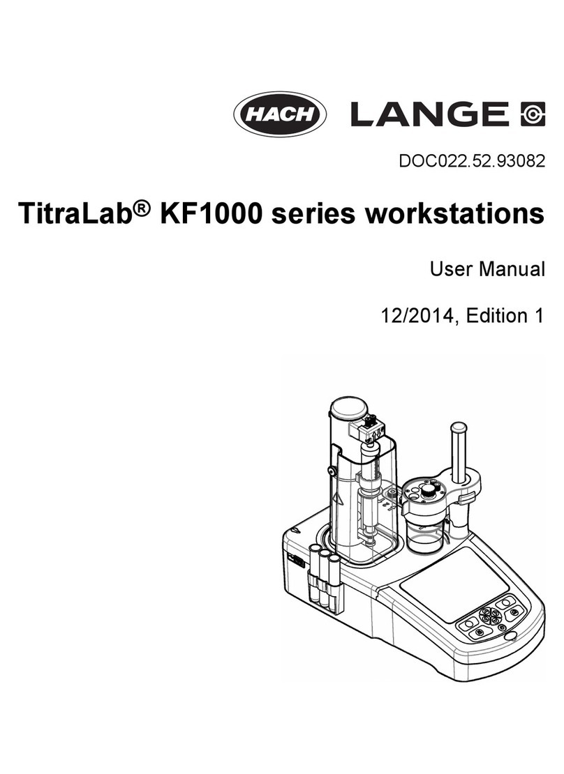 Hach TitraLab KF1000 Series user manual